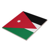 ヨルダン国旗 タイル (側面)