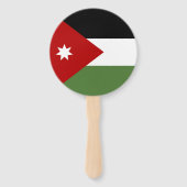 ヨルダン国旗 ハンドファン (裏面)