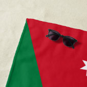 ヨルダン国旗 ビーチタオル (インサイチュ)