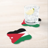 ヨルダン国旗 ペーパーコースター (インサイチュ)