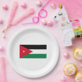 ヨルダン国旗 ペーパープレート (パーティー)