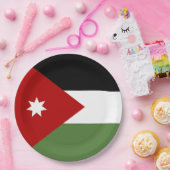ヨルダン国旗 ペーパープレート (パーティー)
