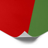 ヨルダン国旗 ポスター (角)