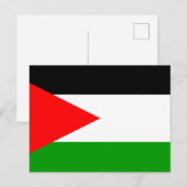 ヨルダン国旗 ポストカード (正面/裏面)