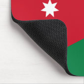 ヨルダン国旗 マウスパッド (コーナー)