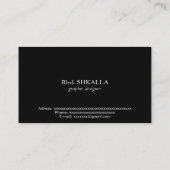 ヨルダン国旗 名刺 (裏面)