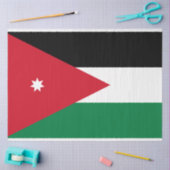 ヨルダン国旗 薄葉紙 (クラフト)