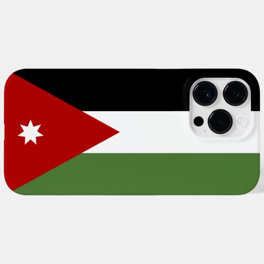 ヨルダン国旗 Case-Mate iPhoneケース (裏面 (横))