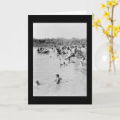 ヨルダン川1884年の洗礼 カード (黄色い花)