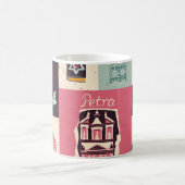 ヨルダン文化レトロ図解入りの、写真付きの記号 コーヒーマグカップ (中央)