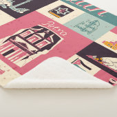 ヨルダン文化レトロ図解入りの、写真付きの記号 シェルパブランケット (3/4)