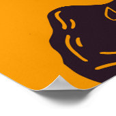 ヨルダン文化レトロ図解入りの、写真付きの記号 ポスター (角)