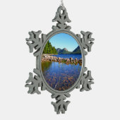 ヨルダン池Iアットアカディア国立公園 スノーフレークピューターオーナメント (左)