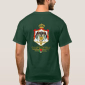 ヨルダン王国COA (アラビア語) Tシャツ (裏面)