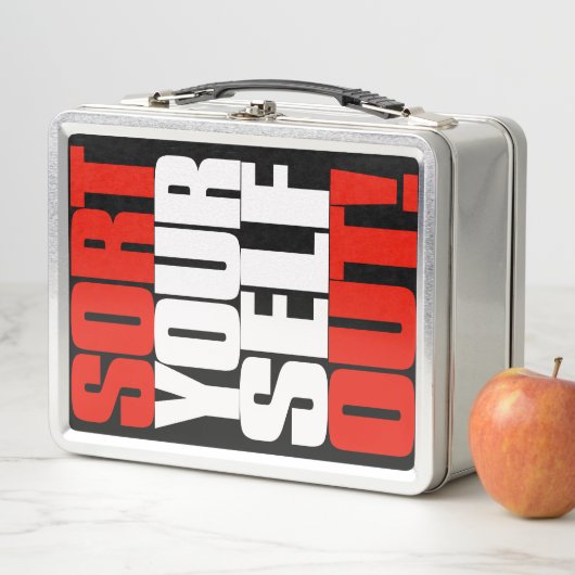 ヨルダン画像的なピーターソンの引用文: 種類あなた自身 メタルランチボックス (インサイチュ)