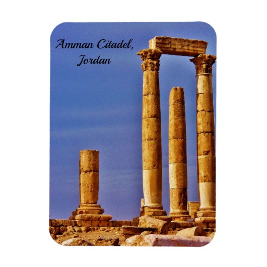 ヨルダン，アンマン城塞 マグネット (縦)