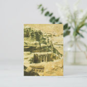 ヨルダン、ペトラ、ナバテの岩の墓 ポストカード (スタンド正面)