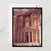 ヨルダン，ペトラ ポストカード (正面/裏面)