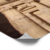 ヨルダン、ペトラ、修道院、アル・デア。 ポスター (角)