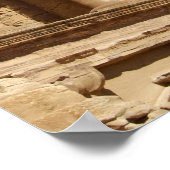 ヨルダン、ペトラ、修道院、アル・デア。2 ポスター (角)