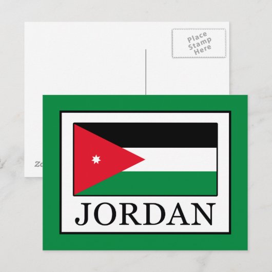 ヨルダン ポストカード (正面/裏面)