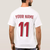 ヨルダン 2026 ファンTシャツ Tシャツ (裏面)