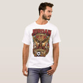 ヨルダン 2026 ファンTシャツ Tシャツ (正面フル)