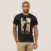 ヨルダンEllis--- アメリカ人によって合われる黒く小さい"子猫 Tシャツ (正面フル)