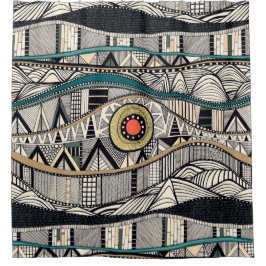 ヨルド・サンセット シャワーカーテン