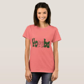 ヨルバ語(ナイジェリア国旗) Tシャツ (正面フル)