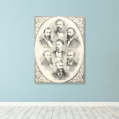 ヨロカウンティリトグラフポートレート キャンバスプリント (インサイチュ (ウッドフロア))