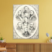 ヨロカウンティリトグラフポートレート キャンバスプリント (インサイチュ (リビング))