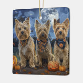 ヨロプハロウィン不気味 セラミックオーナメント (左)