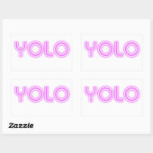 ヨロ 長方形シール (シート)