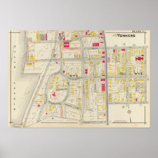 ヨンカーズ地図アトラス ポスター (正面)