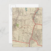 ヨンカーズ、マウントバーノン、イーストチェスターの町 ポストカード (正面/裏面)