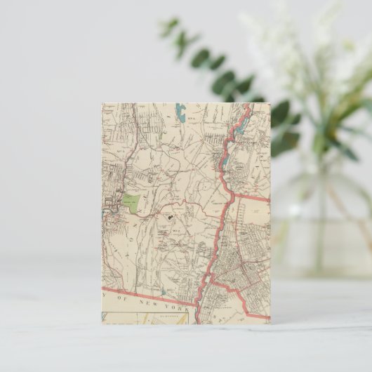 ヨンカーズ、 マウントバーノン、 イーストチェスターの町 ポストカード (スタンド正面)