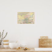 ヨンカーズNYアトラスマップ ポスター (キッチン)