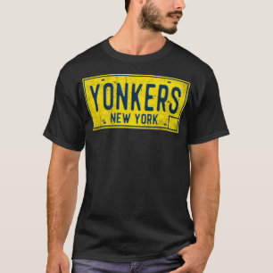 ヨンカーズNYオールドニューヨークライセンスプレート動揺してG Tシャツ