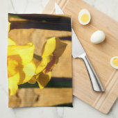 ヨンキル花茶タオル キッチンタオル (四つ折り)