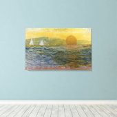 ヨンザホライズンの帆船 キャンバスプリント (インサイチュ (ウッドフロア))