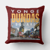 ヨンジュダンダススススクエアトロントアイコニックランドマーク クッション (正面)