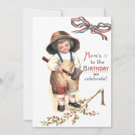 ヨンジョージワシントンチョッピングダウンさくらんぼツリー 招待状