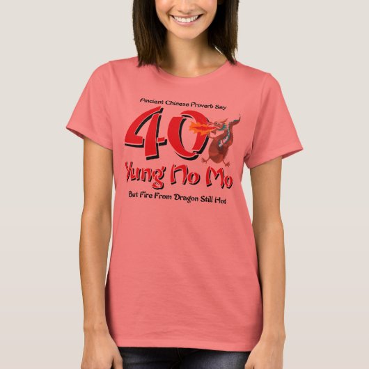 ヨンノ・モ40歳の誕生日 Tシャツ (正面)