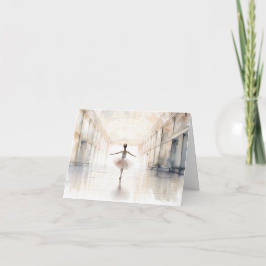 ヨンバレリーナ踊り 空白の カード (正面)