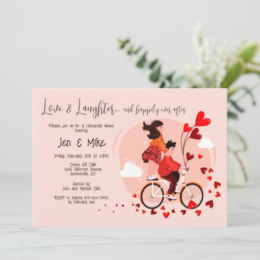 ヨンラブリハーサルディナーパーティの招待状 招待状 (スタンド正面)