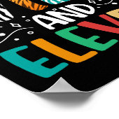 ヨンワイルドアンドイレブン11誕生日11歳 ポスター (角)