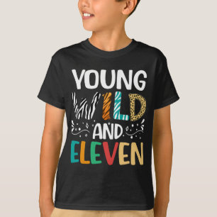 ヨンワイルドアンドイレブン11誕生日11歳 Tシャツ