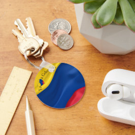 ヨーアモAコロンビア国旗 キーホルダー