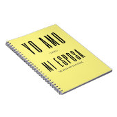 ヨーアモcuando mi esposa me deja ver el futbol ノートブック (右側)